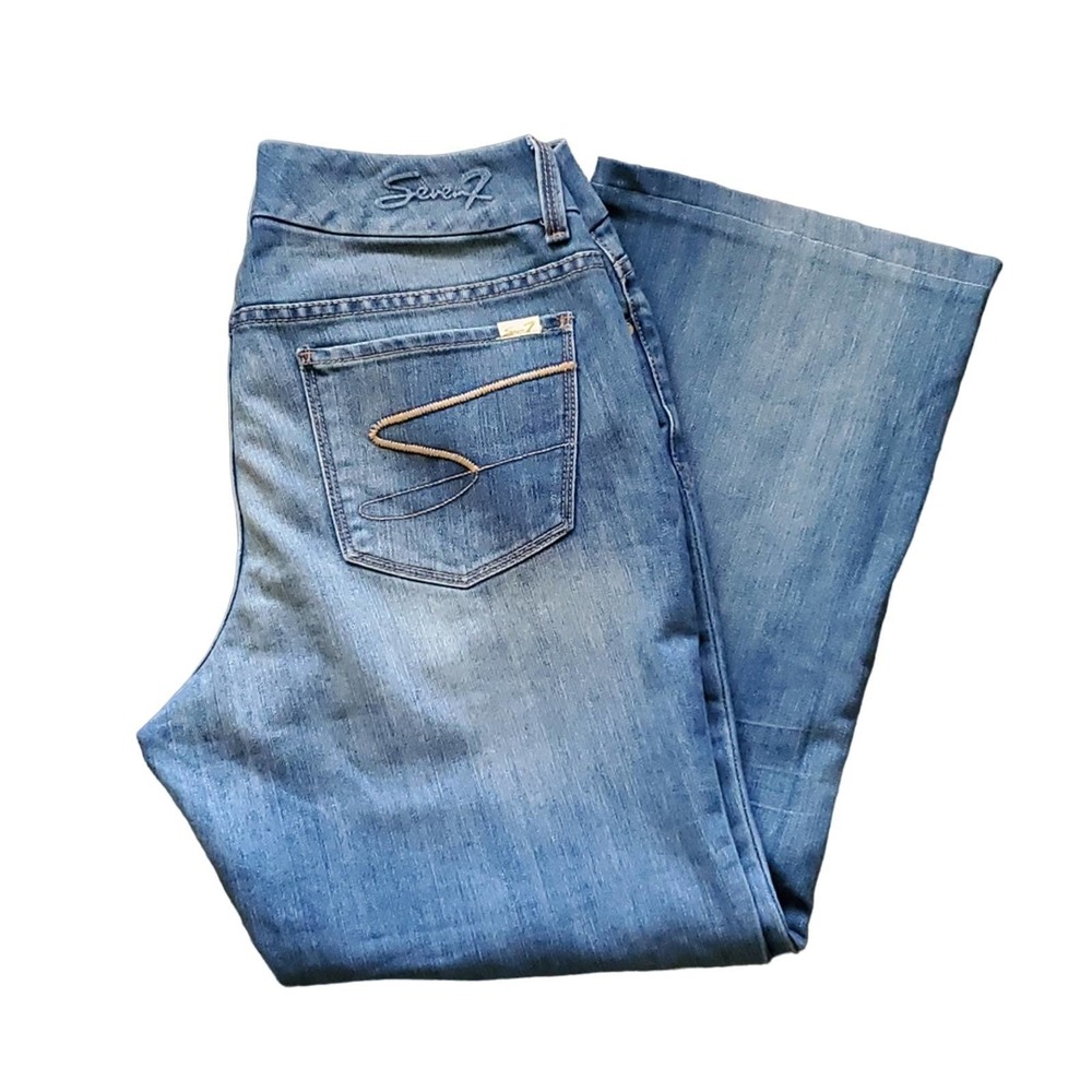 Seven7 Luxe Thalia Cropped‎ Jeans Size 14